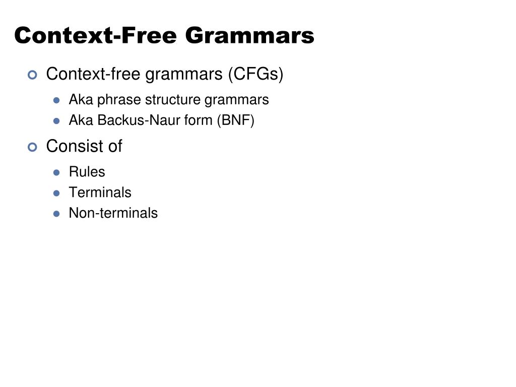 are all context free grammars ll 1