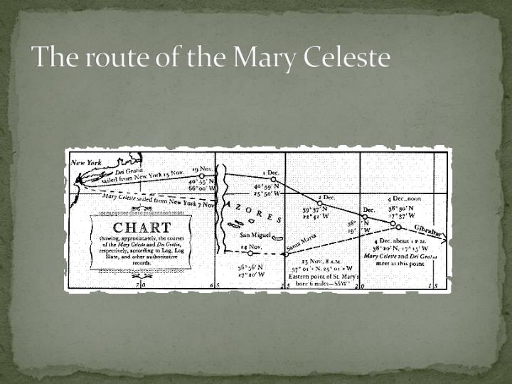 PPT - Unsolved mysteries: The Mary Celeste PowerPoint Presentation - ID ...