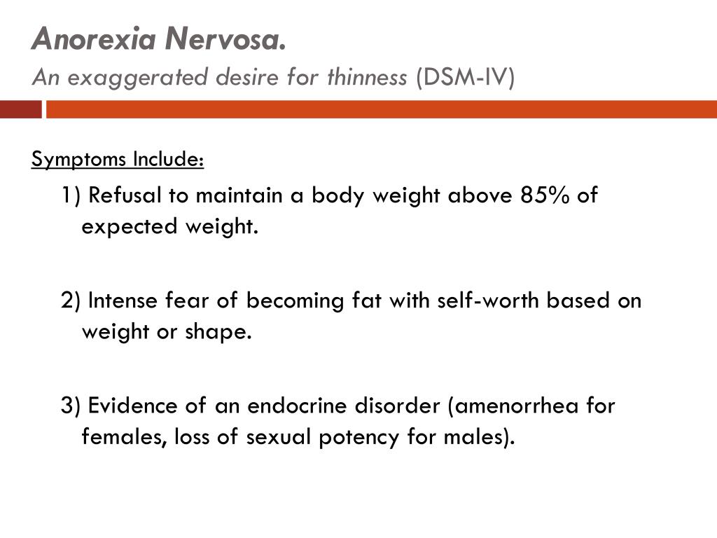 case study on anorexia