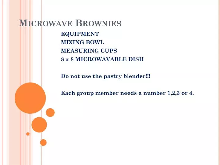 microwave brownies n.