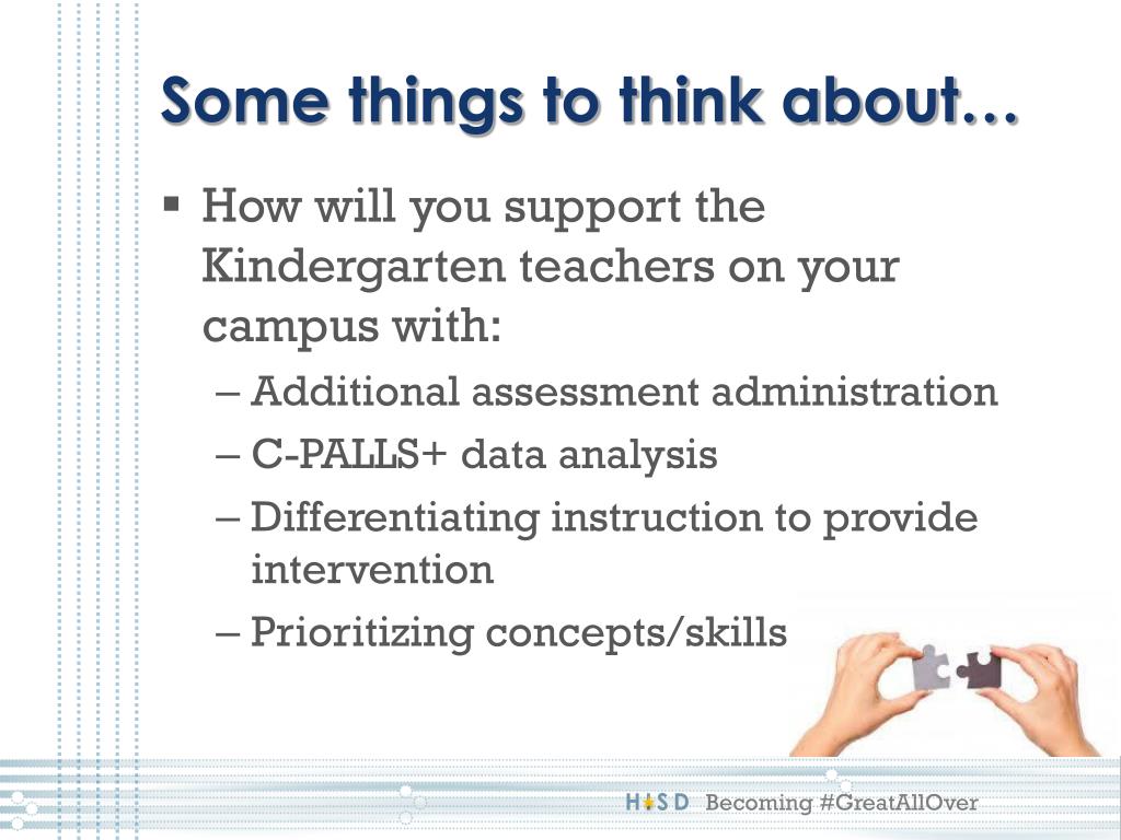 PPT Kindergarten Readiness Screener June, 2014 HISD Summer Leadership