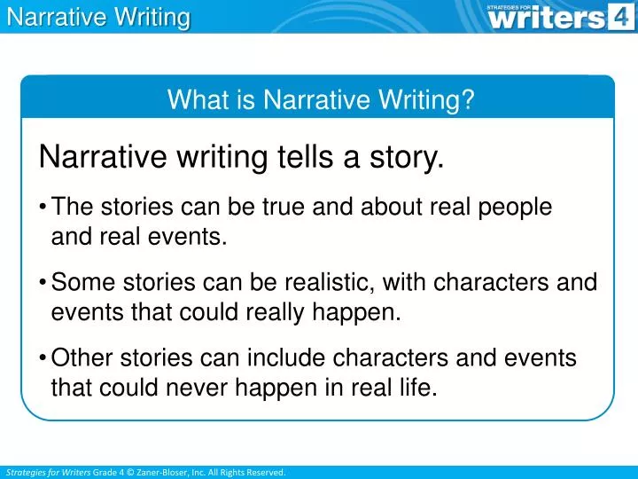 PPT - Narrative Writing PowerPoint Presentation, Free Download - ID:2365974