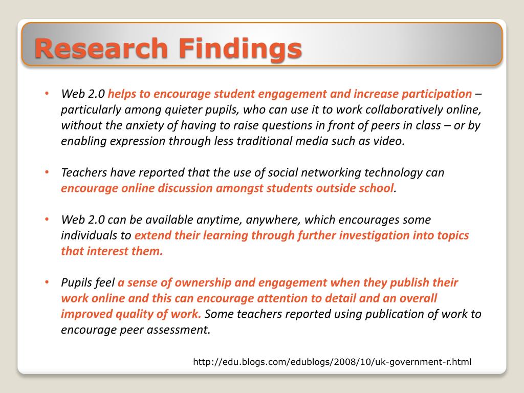 relevant findings in research