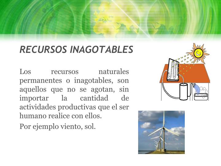 PPT LOS RECURSOS NATURALES PowerPoint Presentation ID