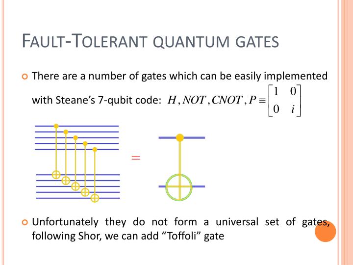 PPT - Fault Tolerant Quantum Computation PowerPoint Presentation - ID
