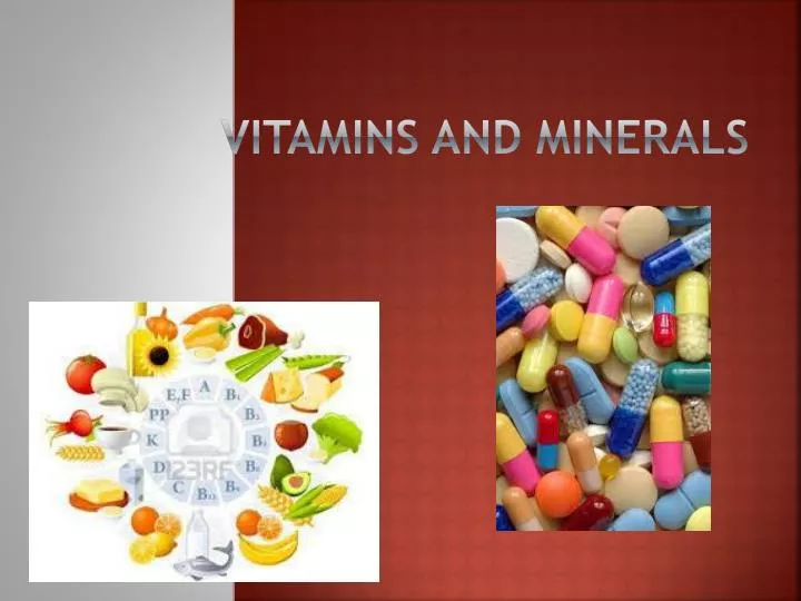 powerpoint presentation on vitamins