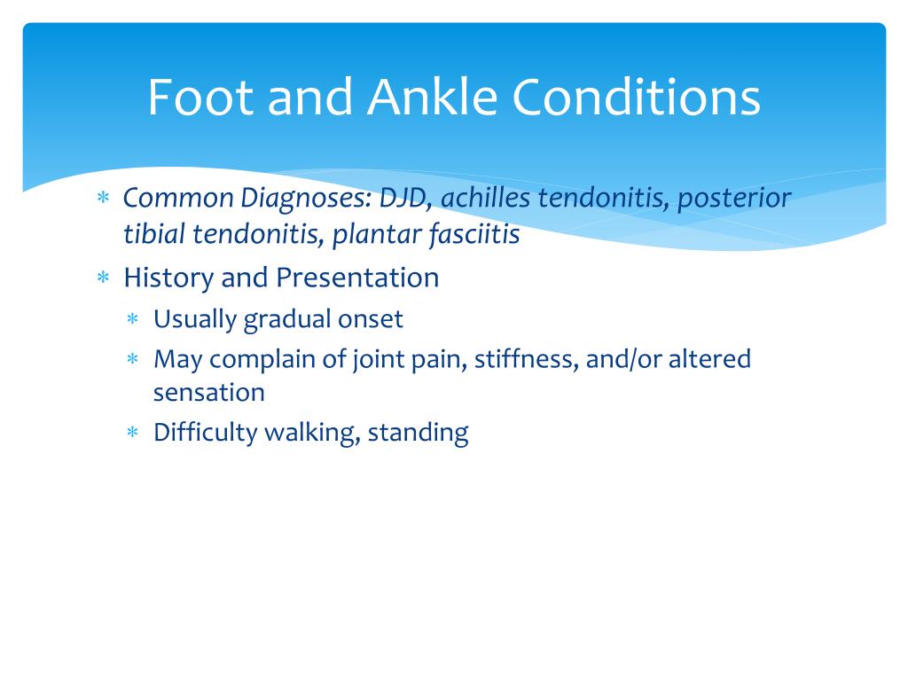 PPT - Orthopedic Conditions in the Older Adult PowerPoint Presentation ...