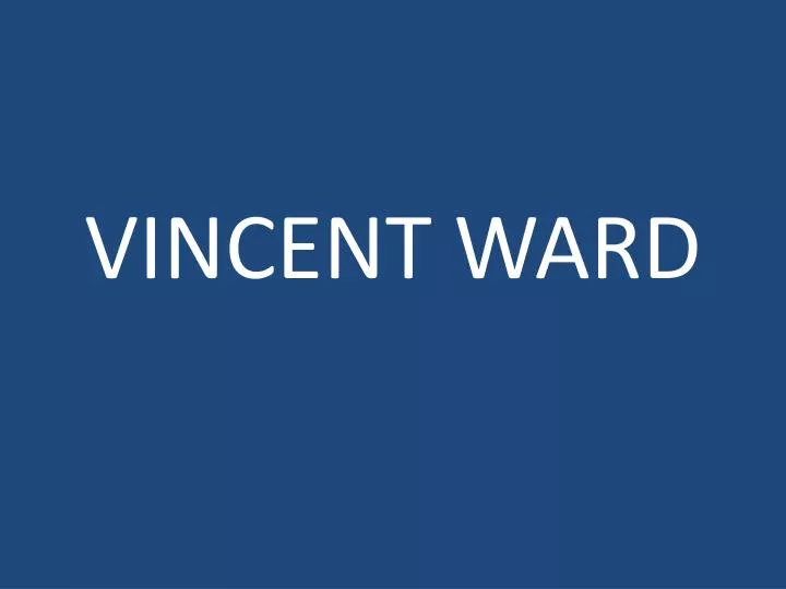 vincent ward n.
