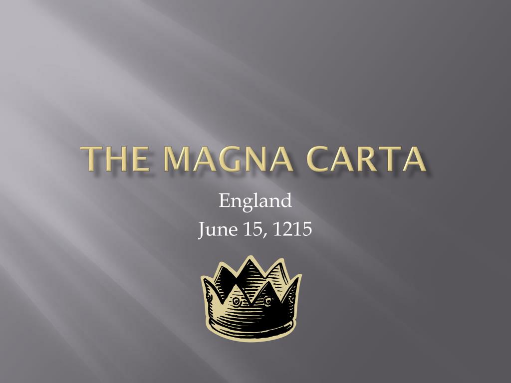 PPT - The Magna Carta PowerPoint Presentation, free download - ID:2368067