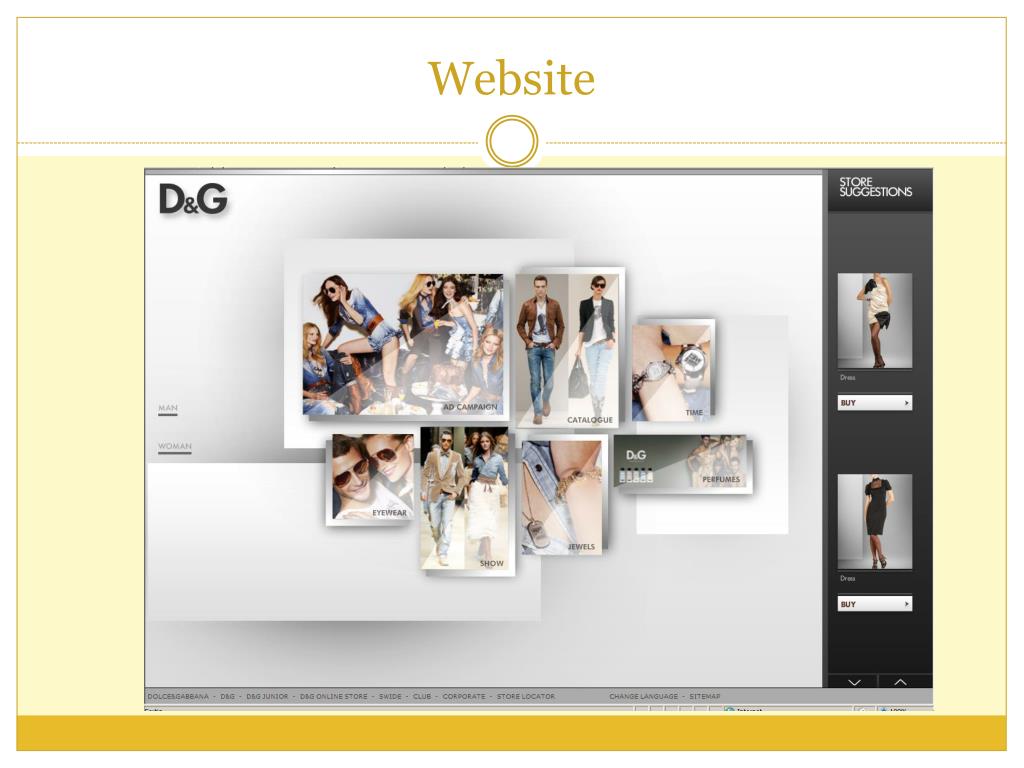 PPT - DOLCE & GABBANA GUCCI PowerPoint Presentation, free download -  ID:2368137