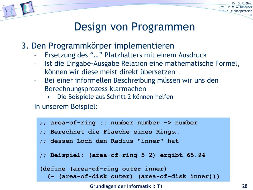 PPT Grundlagen Der Informatik 1 Thema 1 Grundelemente Der 