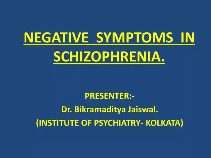 is flat affect a negative symptom of schizophrenia is flat affect a negative symptom of schizophrenia