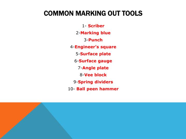 Marking Out Tools Definition at Philip Gould blog