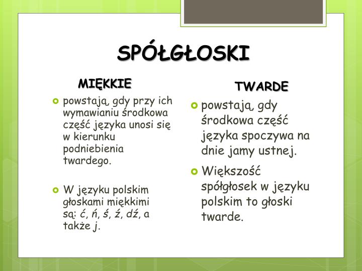 Litera Która Najczęściej Występuje W Języku Polskim PPT - FONETYKA PowerPoint Presentation - ID:2368993