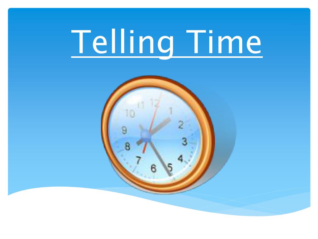 a presentation about time