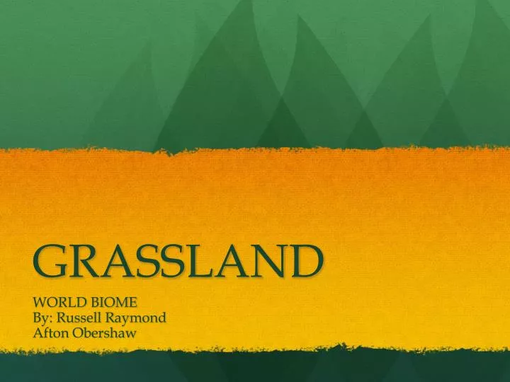 PPT GRASSLAND PowerPoint Presentation, free download ID2370793