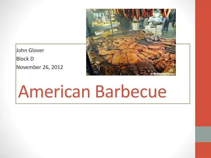 american barbecue n.
