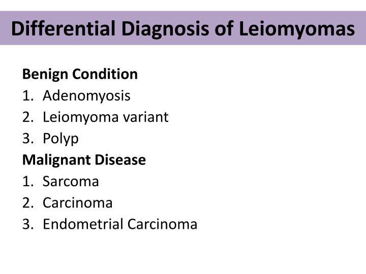 Ppt Uterine Leiomyoma Powerpoint Presentation Id 2372404