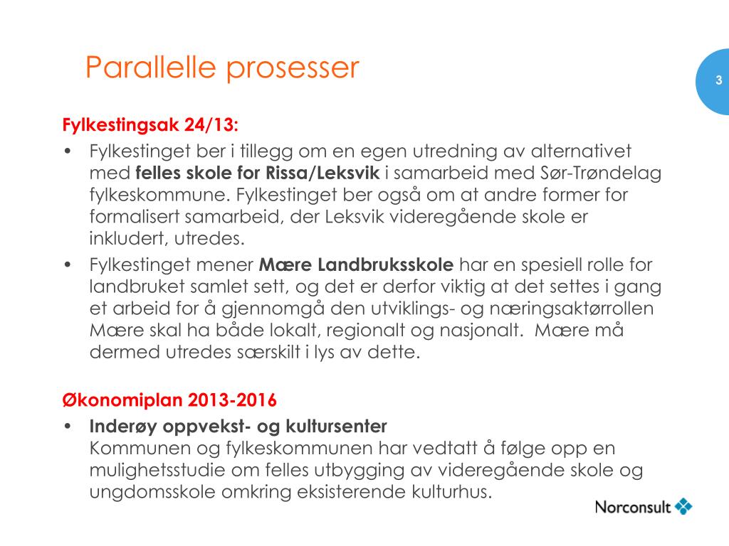 PPT - Skolestrukturutredning 2013 Nord-Trøndelag fylkeskommune ...