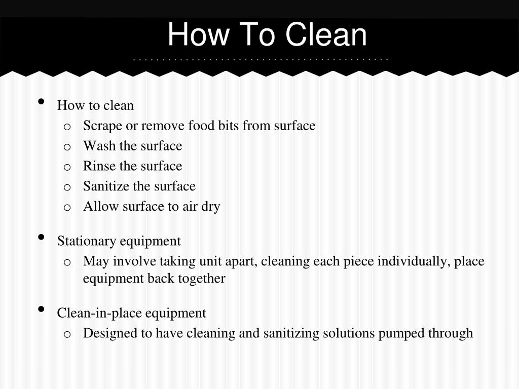 PPT - Cleaning and Sanitizing & Integrated Pest Management Chapter 12 ...