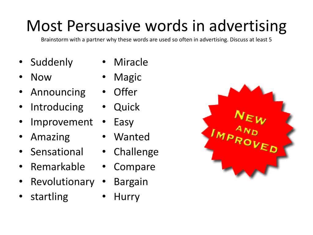 vocabulary for advertising essay