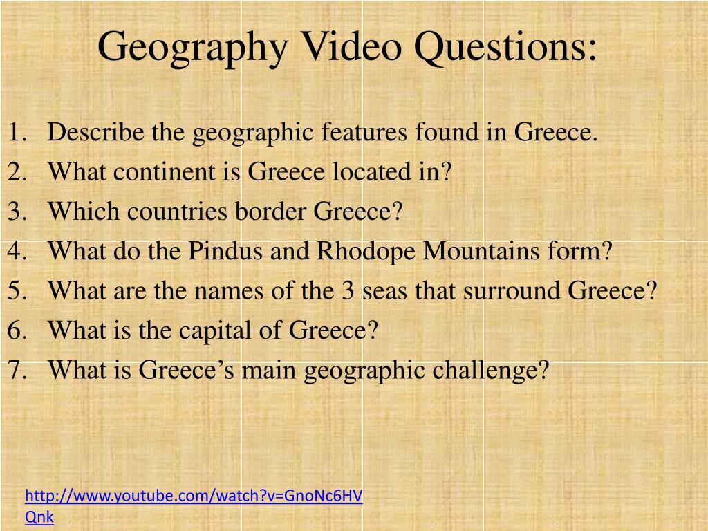 Greece's Geographic Challenge