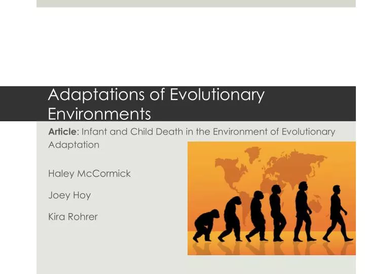 examples of evolutionary adaptation in humans