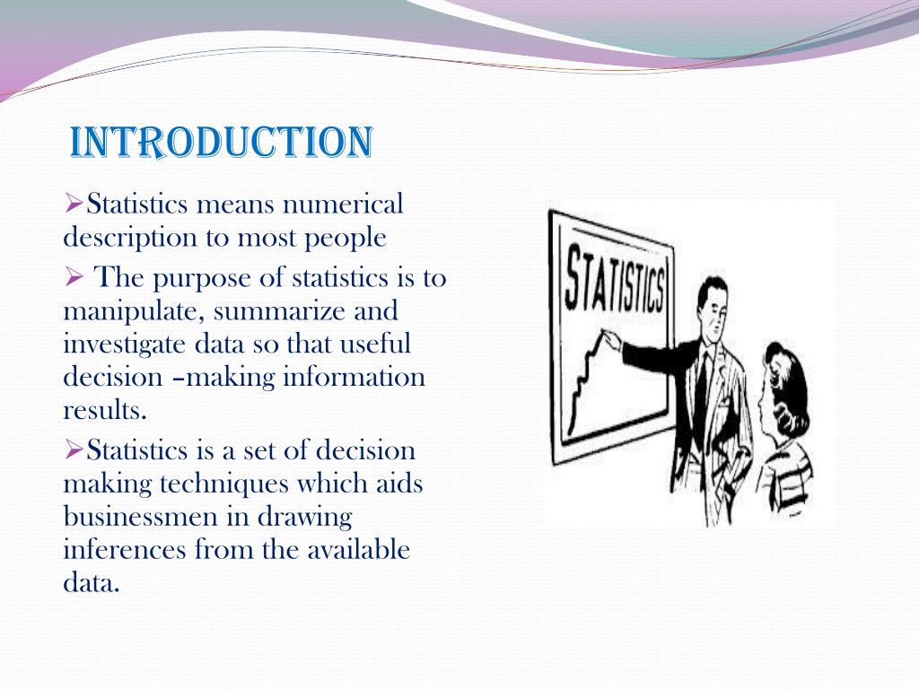 presentation on introduction to statistics