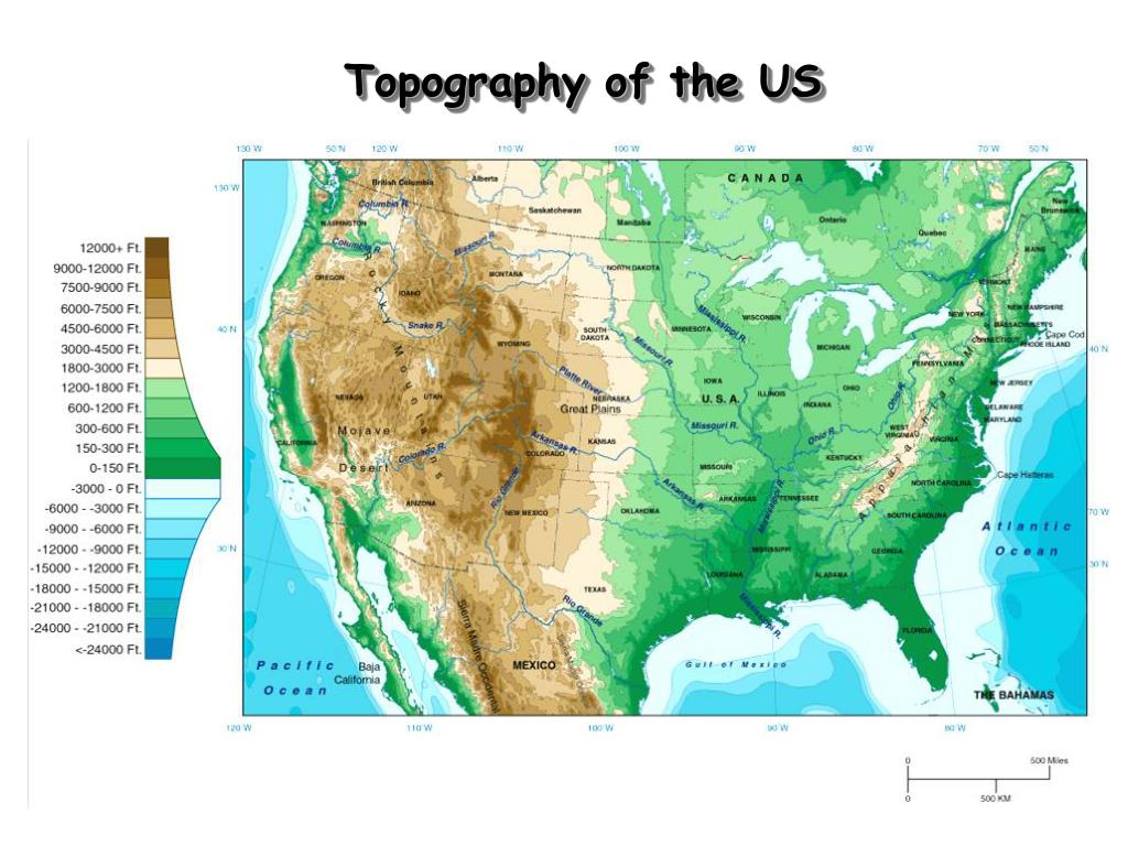 PPT - The Geography of the United States PowerPoint Presentation, free ...