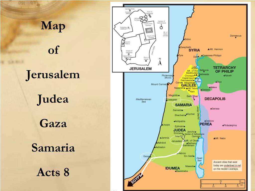 Jerusalem Judea Samaria Map