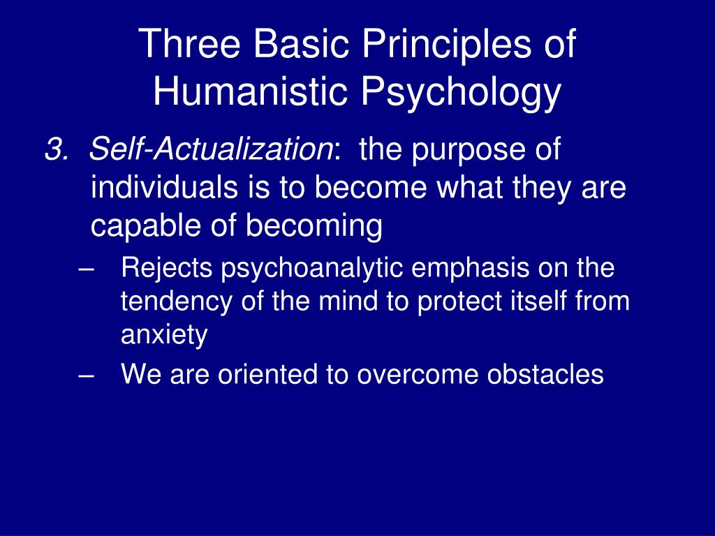 humanistic psychology case study