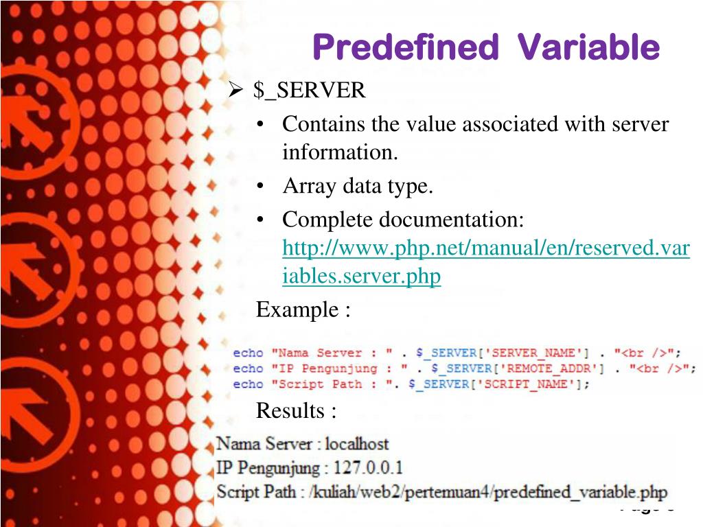 PPT - PHP Variable Usage Guide PowerPoint Presentation, free download ...