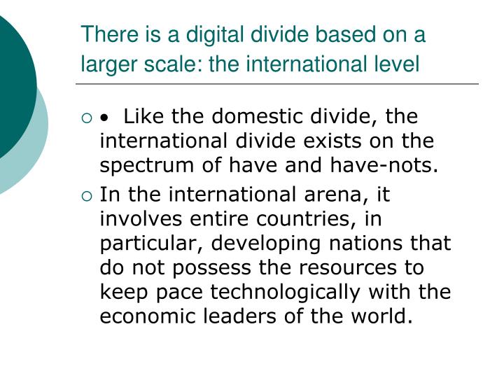 digital divide in india ppt