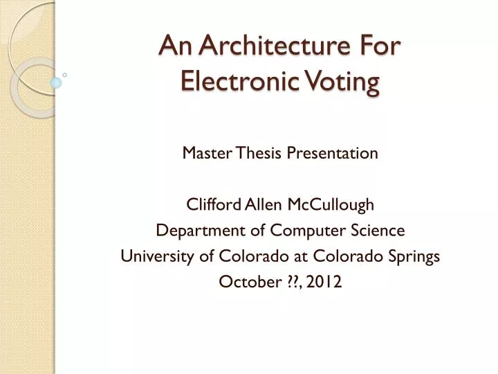 computer master thesis presentation Completion of a master’s thesis and oral presentation of thesis work for further details, including limits on course and credit transfer, see the ms program. computer master thesis presentation Completion of a master’s thesis and oral presentation of thesis work for further details, including limits on course and credit transfer, see the ms program.