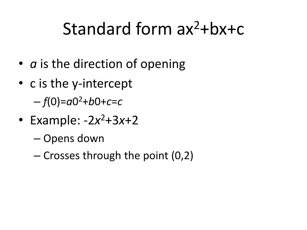 Ppt Vertex Form Powerpoint Presentation Free Download Id