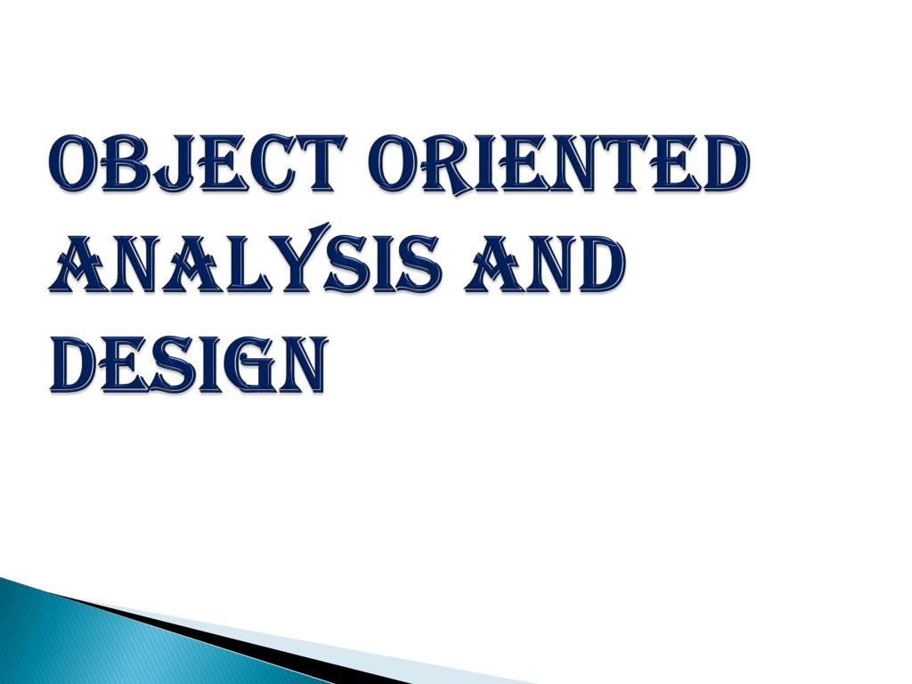 case studies in object oriented analysis and design pdf