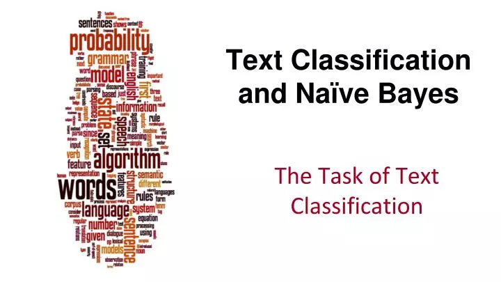 text classification and na ve bayes n.