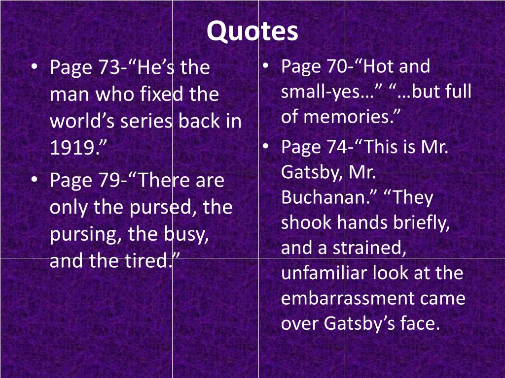 PPT - The Great Gatsby: Chapter 4 PowerPoint Presentation, free