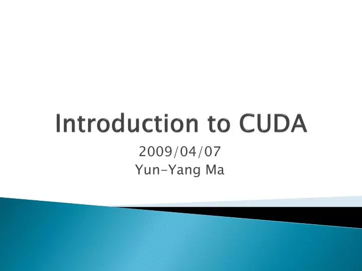 cuda ppt
