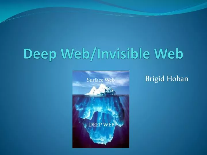 presentation deep web
