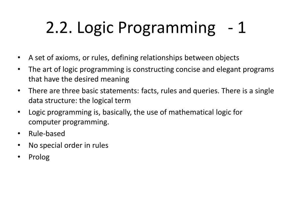 Ppt evaluation of programming languages powerpoint presentation free 