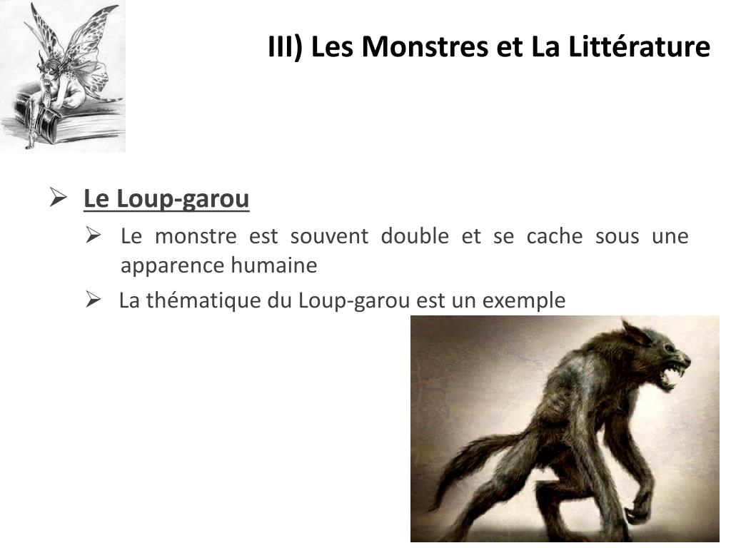 Exemple De Description D'un Monstre PPT - Monstres en Littérature aux 19 ème ,20 ème & 21 ème siècle