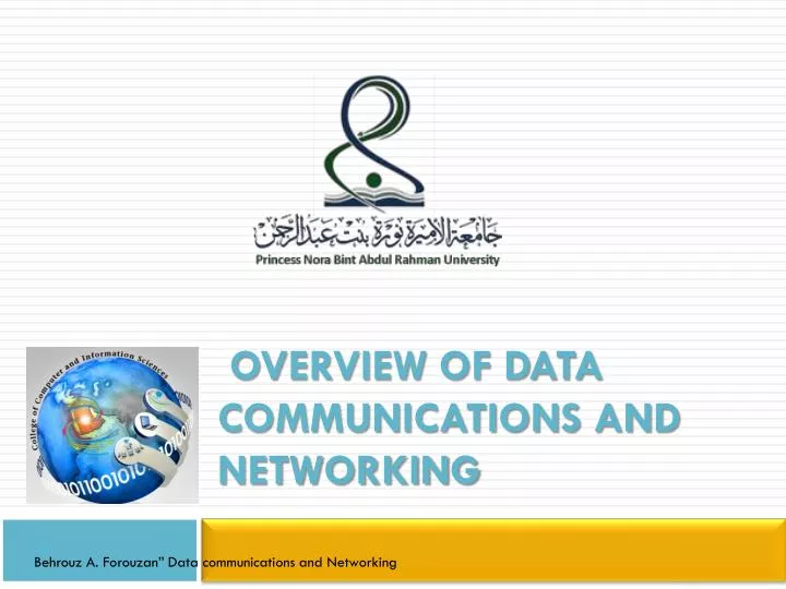 PPT - Overview of Data Communications and Networking PowerPoint ...