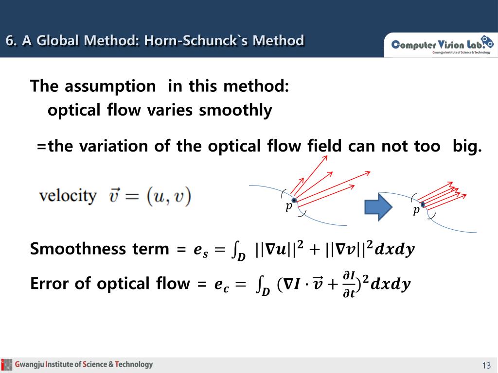 PPT - Calculating Optical Flow PowerPoint Presentation, free download -  ID:2388815
