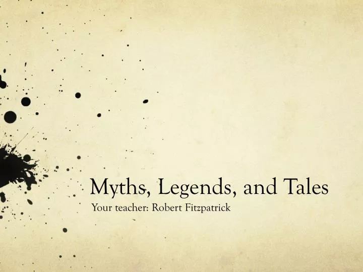 myths legends and tales n.