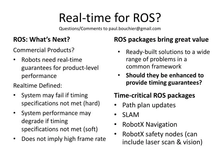 realtime ros