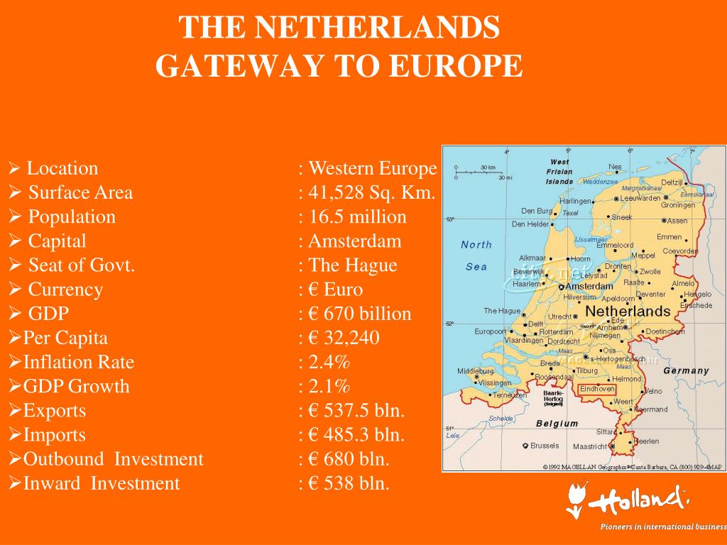 PPT - THE NETHERLANDS GATEWAY TO EUROPE PowerPoint Presentation, free  download - ID:2389956