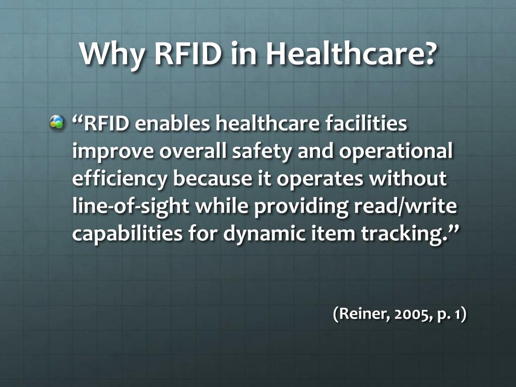 PPT RFID in Healthcare PowerPoint Presentation, free download ID