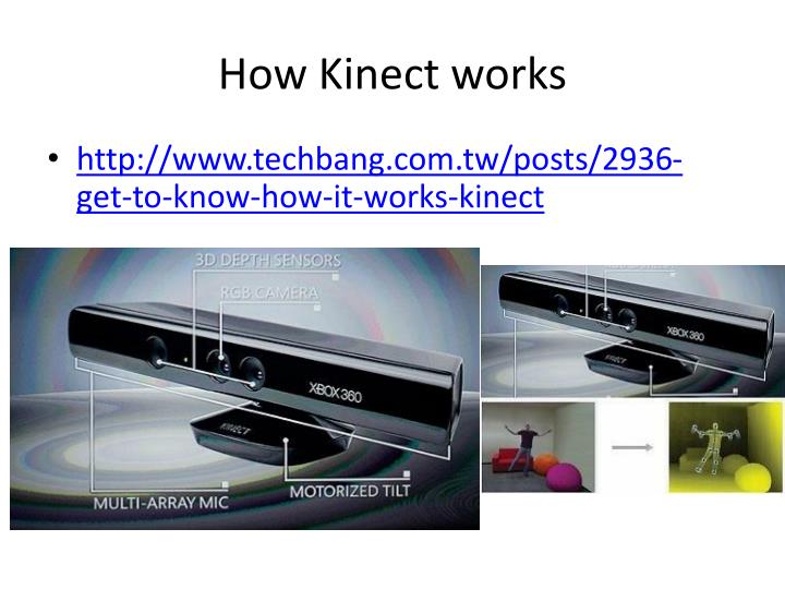 ppt opencv kinect powerpoint presentation id 2391145 how kinect works