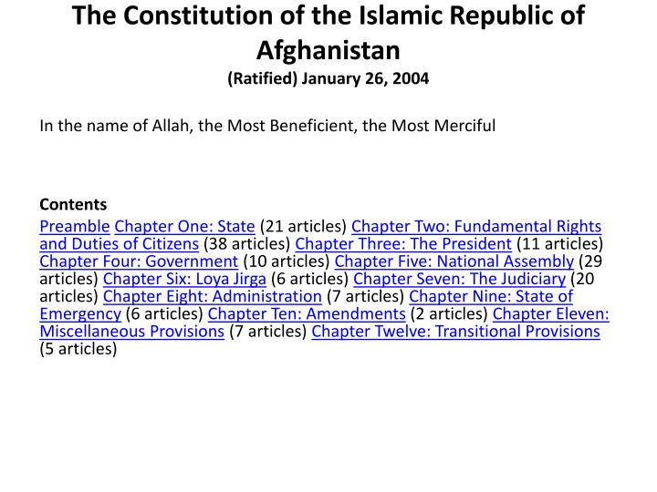 title of document Check out of any constitution title in posting 5 from the constitution